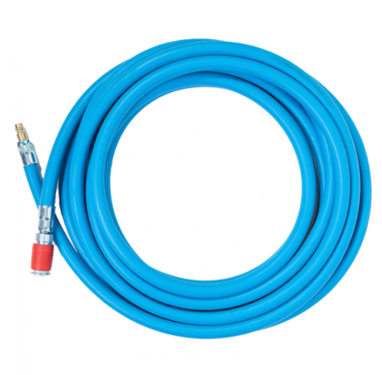 Tuyau Bassin Noir 25mm - 7.5m PVC Spirale