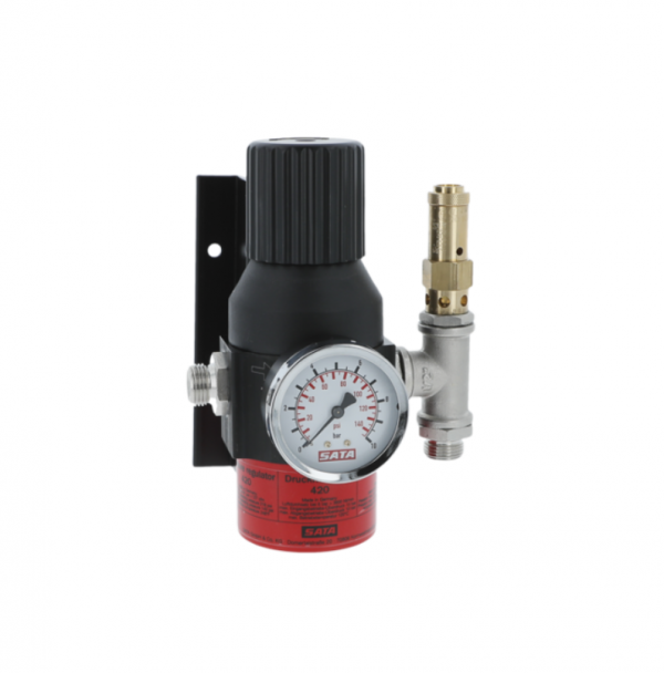 95695_SATA Druckminderer 420 mit Manometer 0-10 bar für AB 1