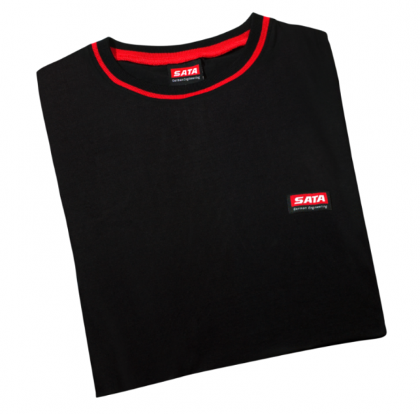 SATA T-Shirt schwarz, Größe S 2