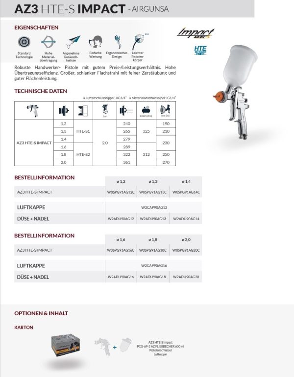 AIRGUNSA Impact AZ3 HTE-S-TD