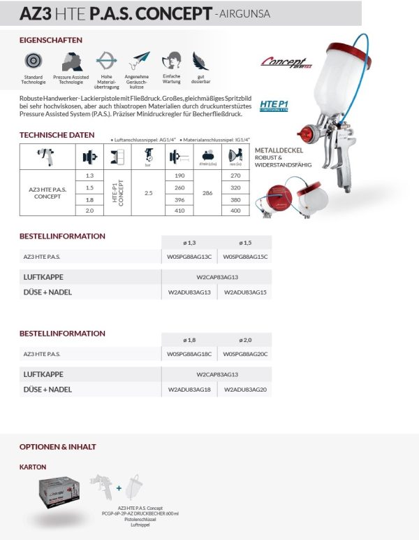 AZ3-HTE-P.A.S.Concept - Airgunsa-TD