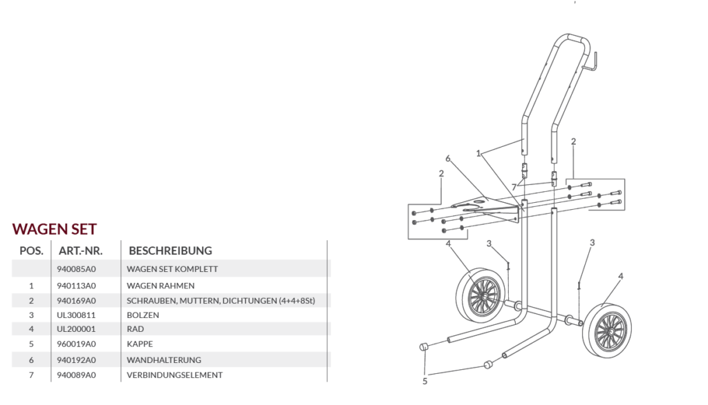 1 Explosionsdarstellung Anest Iwata Icon X-3 Airless Wagen Set bei ...