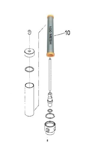 Filter 100 Mesh gelb