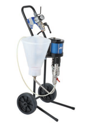 ICON X-3 AIRLESS Pumpe mit Trichter