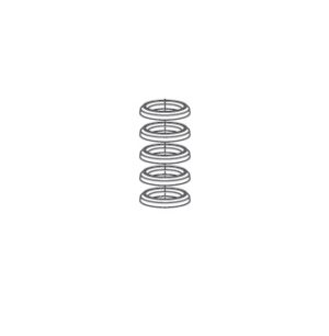OBERE DICHTUNG SET (V PACK 3 PE + 2 PTFE)