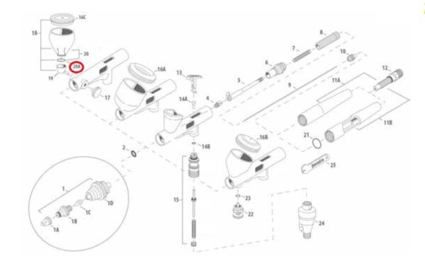 EX-MICRON-O RING SEITENBECHER