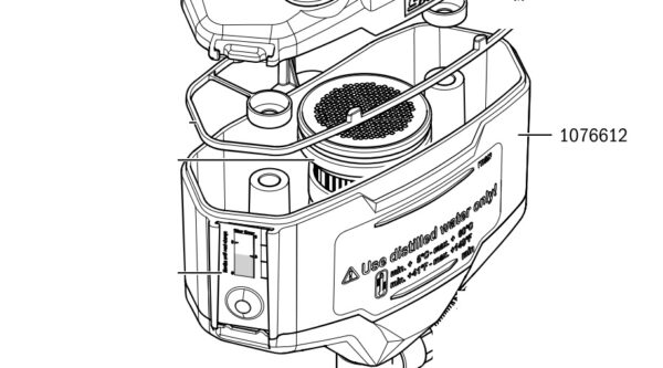 Behälter für SATA air humidifier